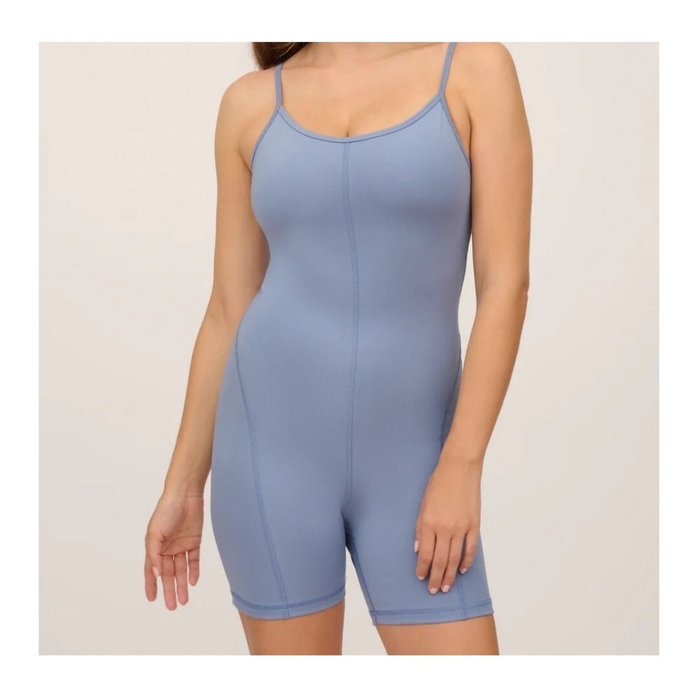YOGALICIOUS LUX Illusion Ribbed Lotus Short Romper‎ Size S And XS